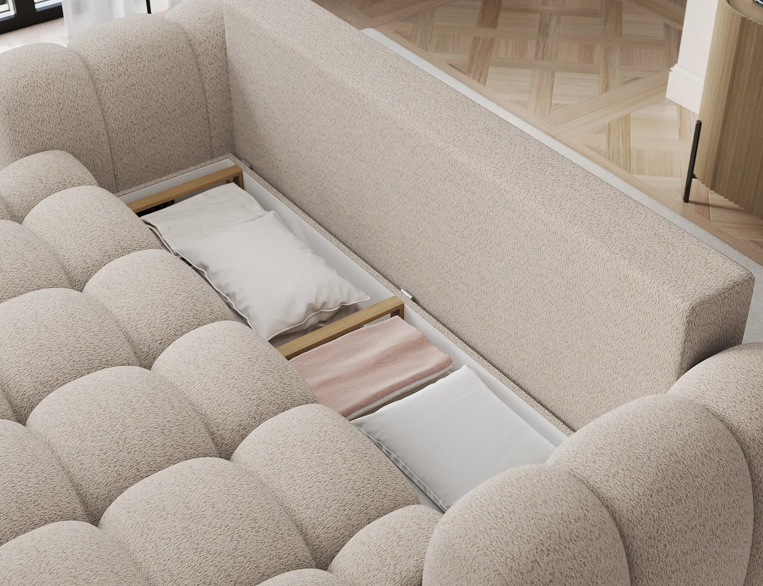 Sofa Cotonn 18ROY Beige, smėlio - 6
