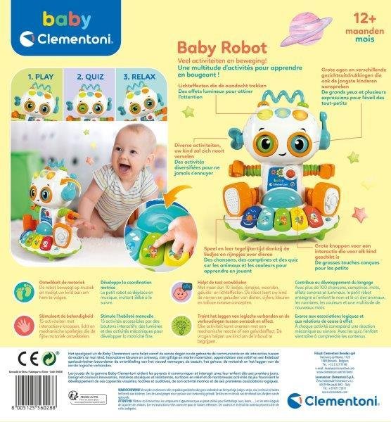 Interaktyvus žaislas CLEMENTONI BABY Robot - 3
