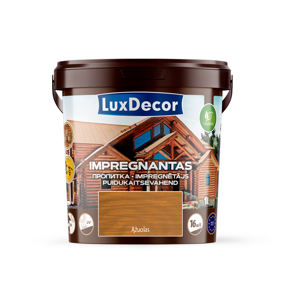 Medienos impregnantas LUXDECOR, ąžuolo sp., 1 l-0