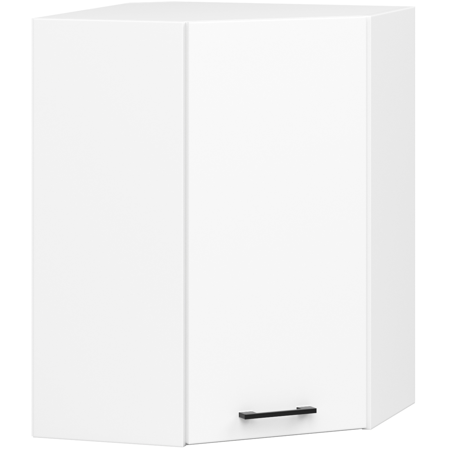Kampinė pakabinama virtuvės spintelė Akord Furniture Factory Oliwia H720, balta, 60 cm x 30 cm x 72 cm-0