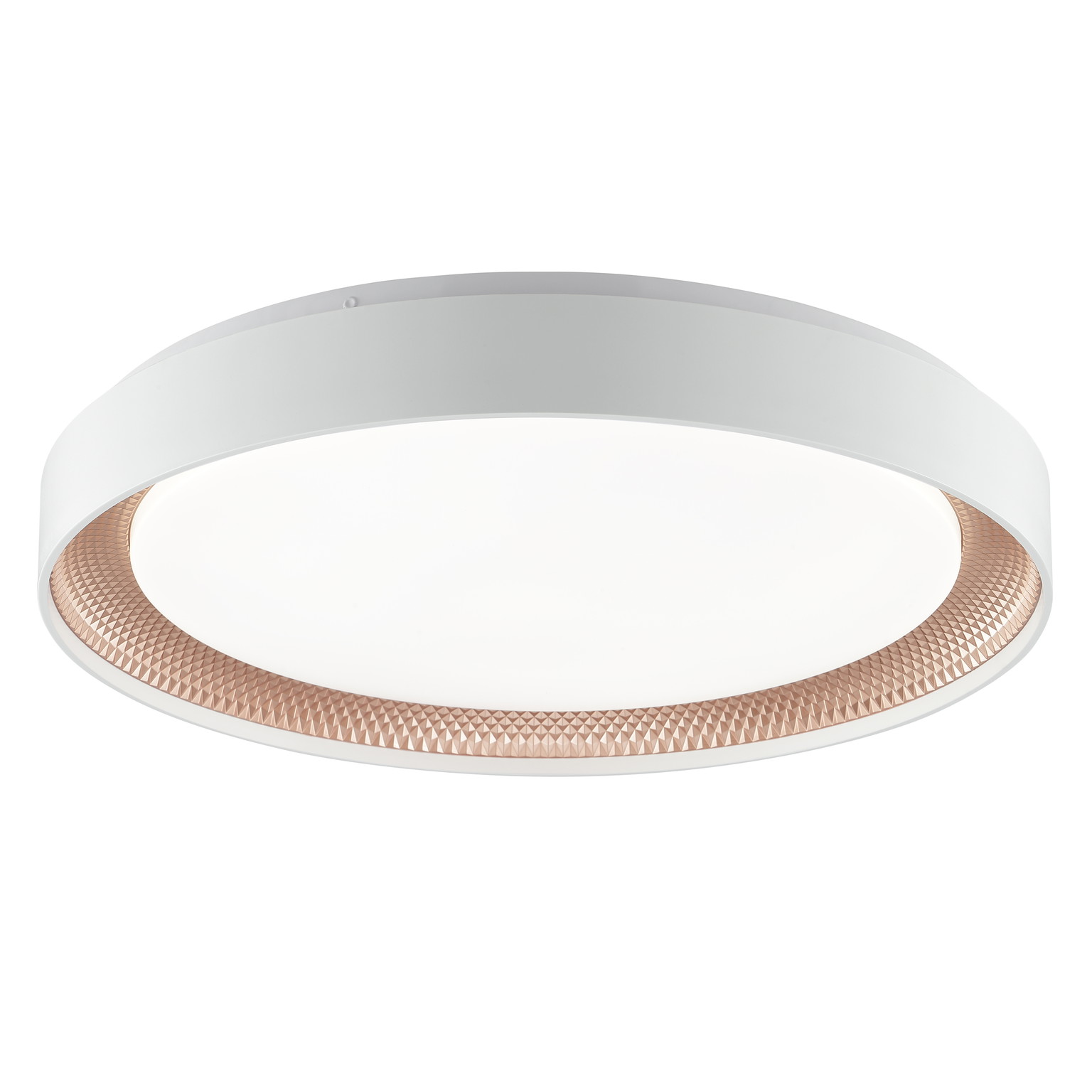 Lubinis LED šviestuvas BRILLIANT WALDO, 36W, CCT 3000-6500K, 4300lm baltos/aukso sp ø48,5cm su pultu-0
