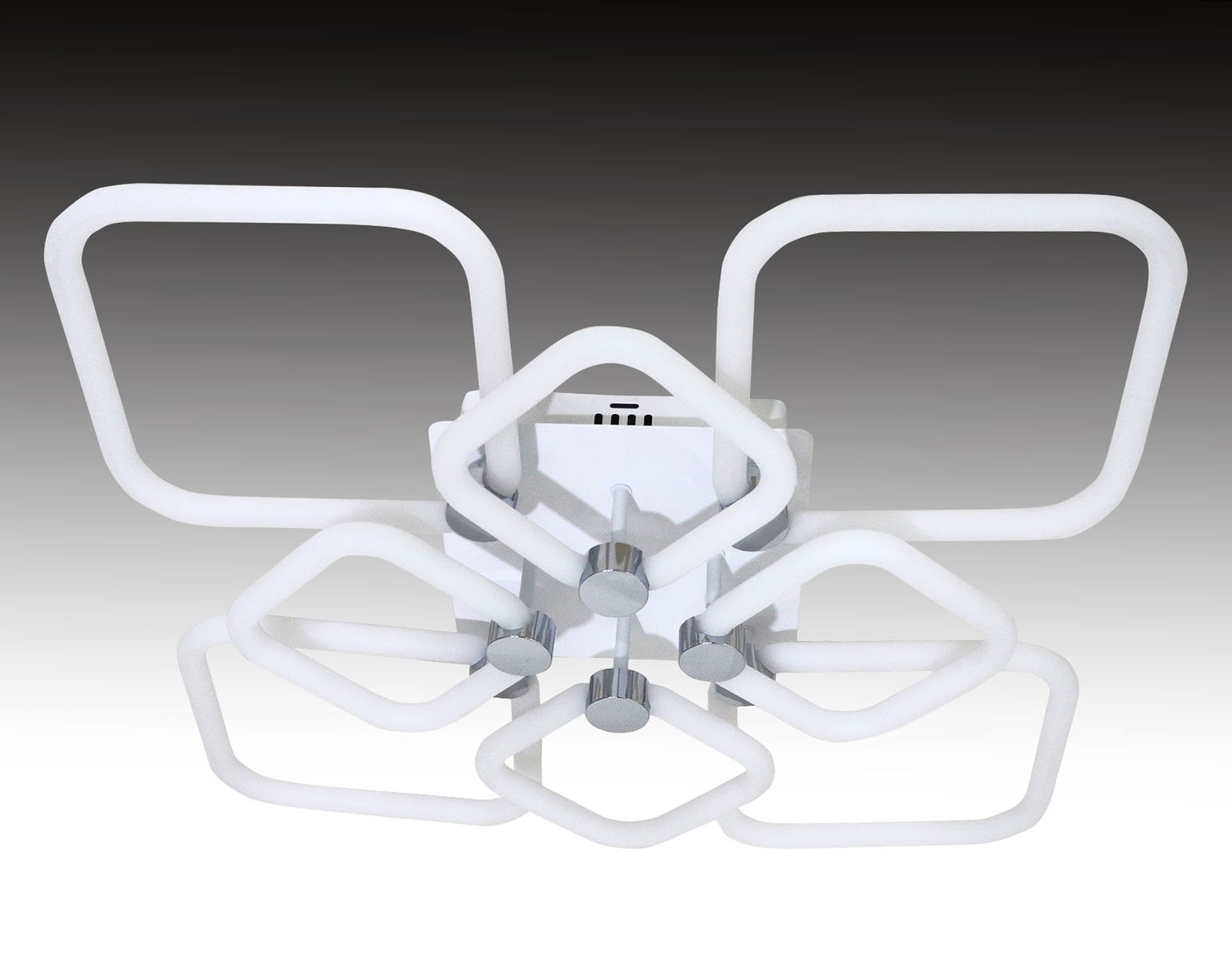 Pakabinamas LED šviestuvas BALTIK GAISMA, 2x144 W, 2700-6400K, 10608 lm, 61x61x13cm, su pultu-1
