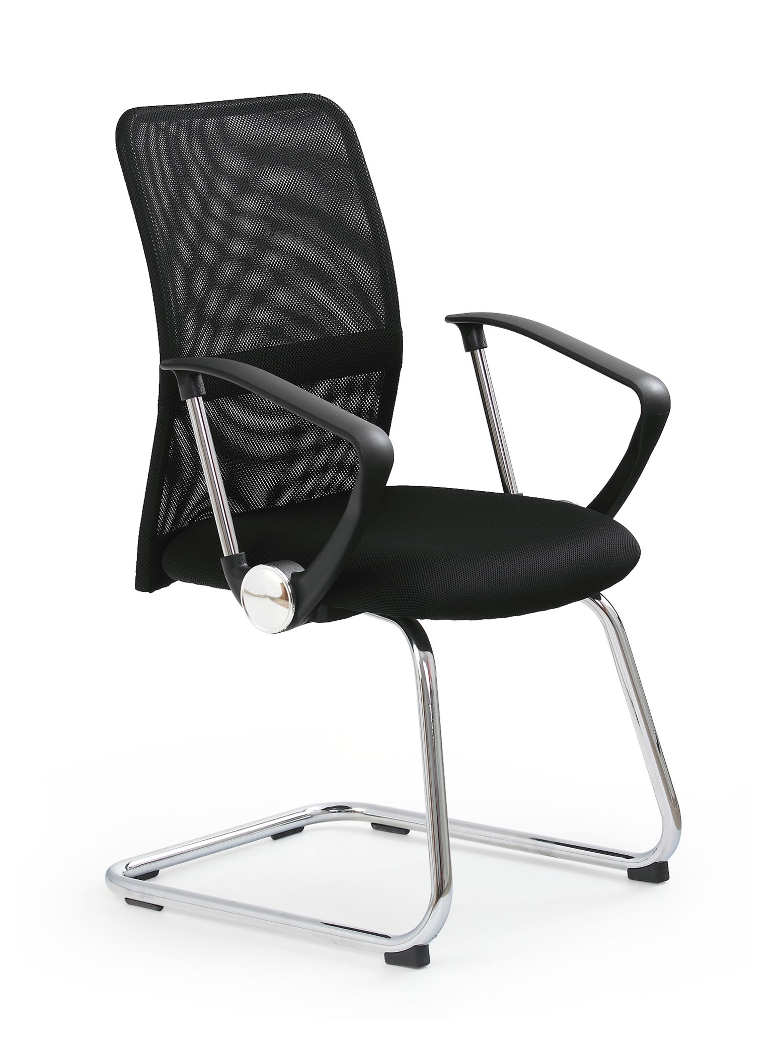 Biuro kėdė VIRE SKID, juoda-1