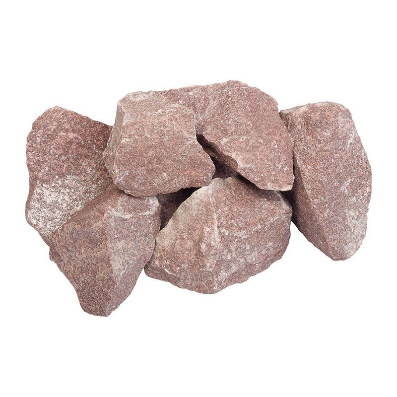 Pirties akmenys, Avietinis kvarcitas, 6-10 cm, 20 kg