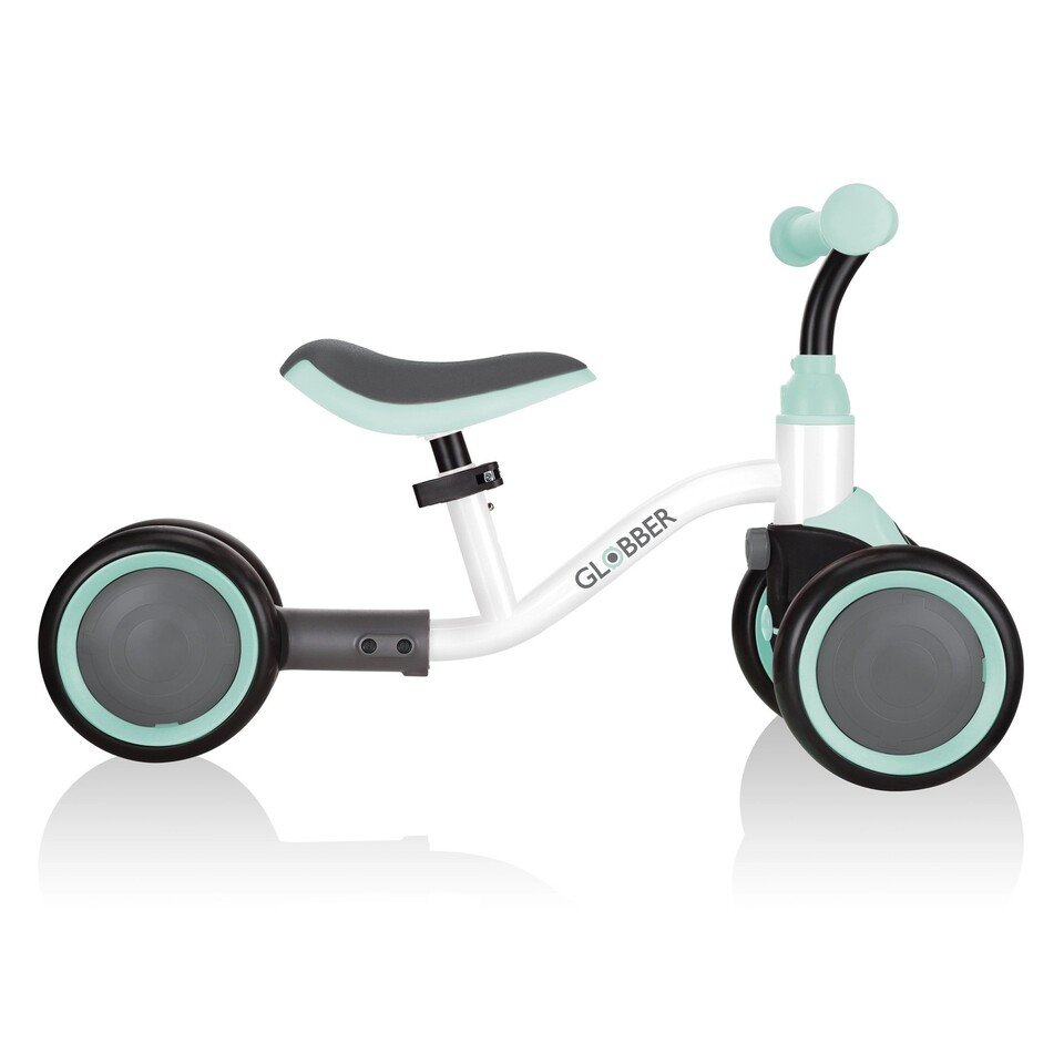 Balansinis dviratis Globber Learning Bike, baltas/mėtinė, 5.91" - 3