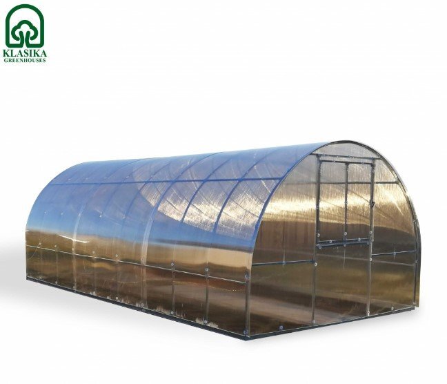 Šiltnamis Klasika Tube, 4mm polikarbonato danga, 3 x 12 m, 36 kv.m-0