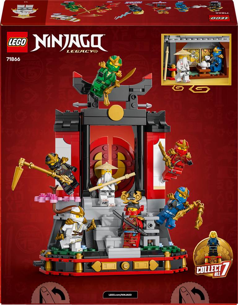 Konstruktorius LEGO Ninjago Ninja Character Display 15th Anniversary 71866, 447 vnt. - 2