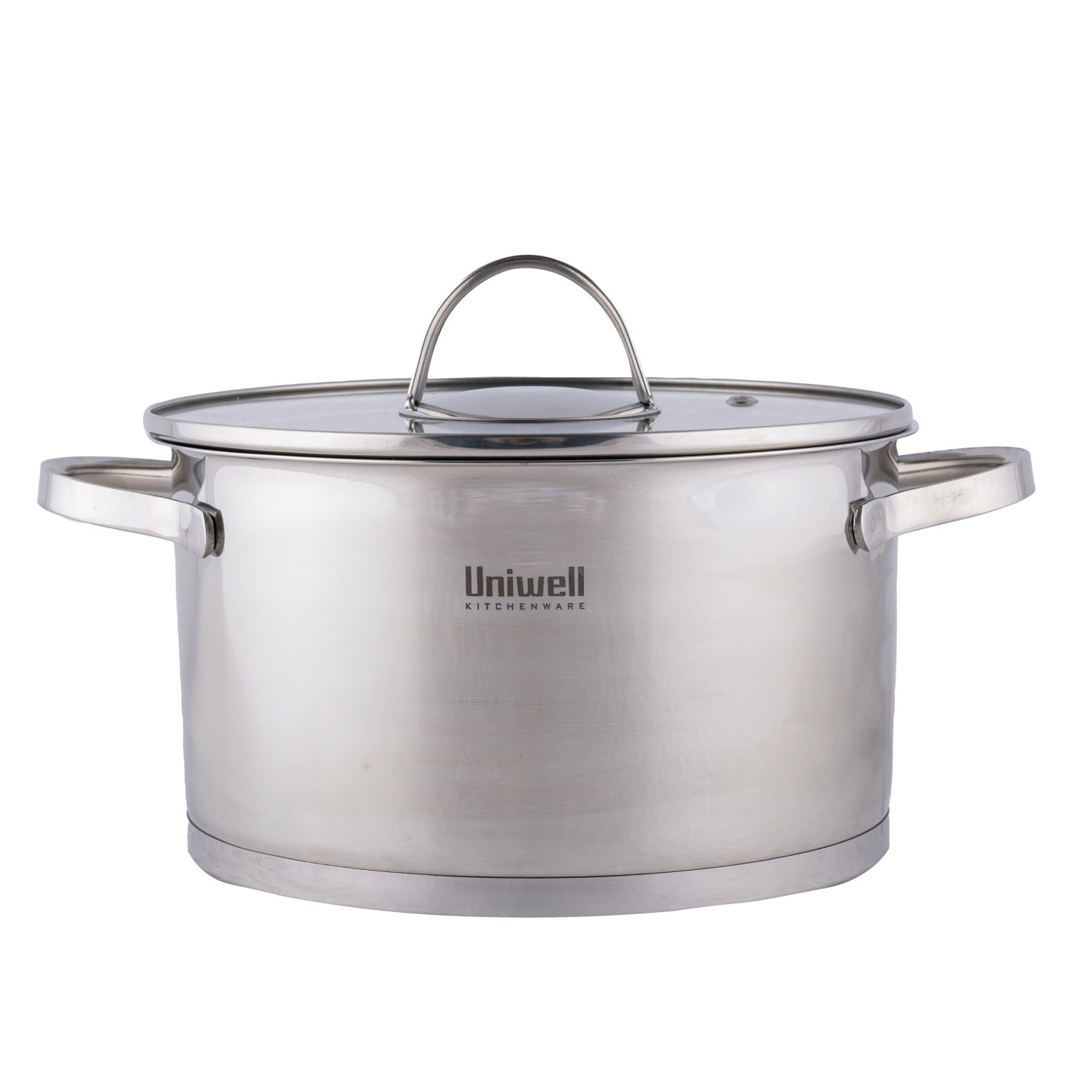 Nerūdijančio plieno puodas su dangčiu UNIWELL, 20 cm-0