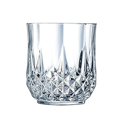 Krištolinės stiklinės LONGCHAMP, žemos, 6 vnt., 320 ml-0