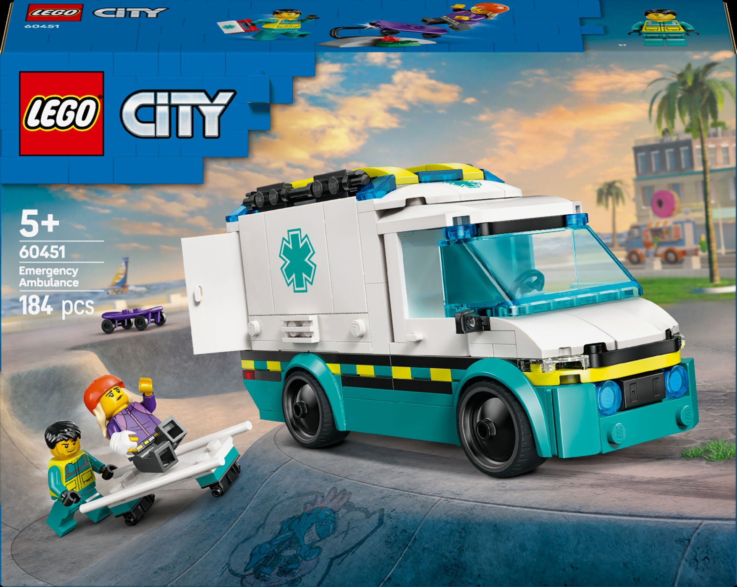 Konstruktorius LEGO City Emergency Ambulance-0