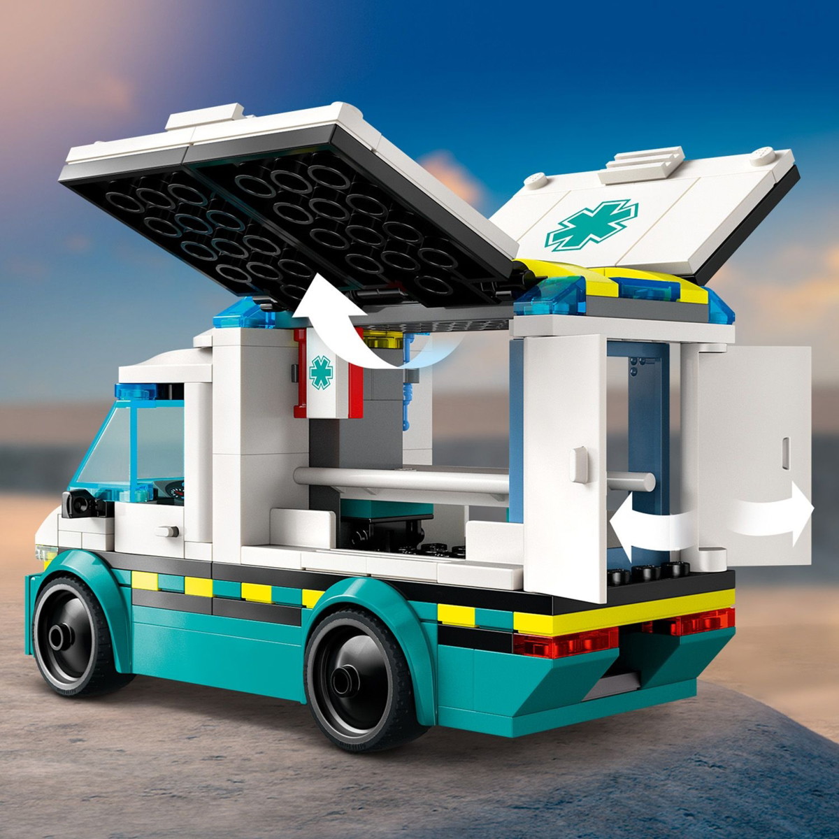 Konstruktorius LEGO City Emergency Ambulance - 4