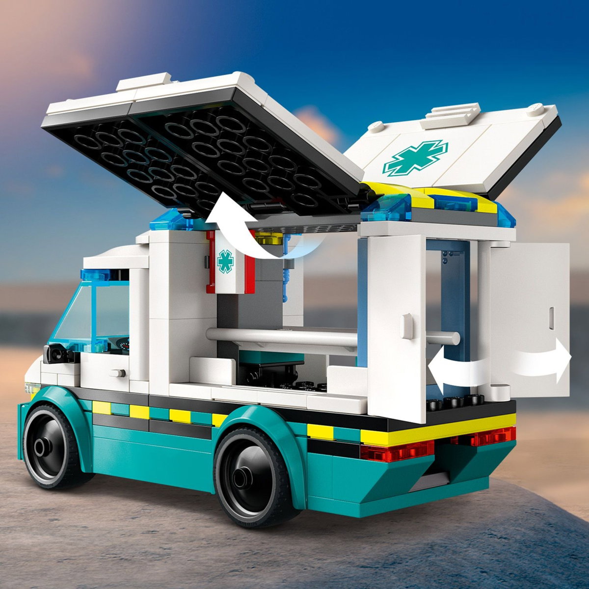 Konstruktorius LEGO City Emergency Ambulance - 4