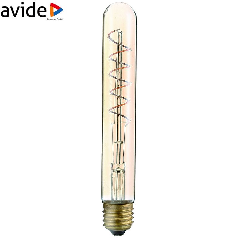 Dekoratyvinė LED lemputė AVIDE SOFT FILAMENT EW, E27 T9, 4,5W (=30W), 2700K, 330 lm-0