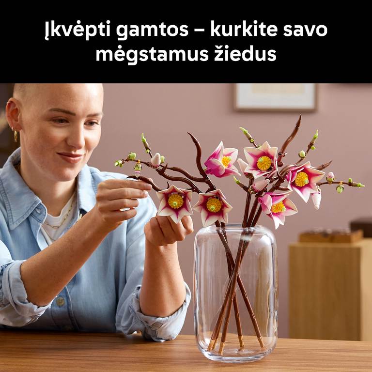 Konstruktorius LEGO Botanicals Magnolia Branches - 4