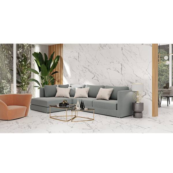 Akmens masės plytelės ATLANTIS WHITE SATIN RECT G1, 59,8 x 119,8 cm - 3