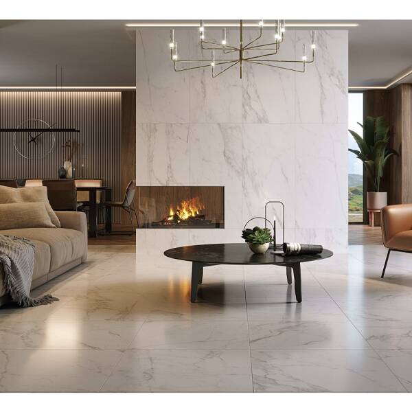 Akmens masės plytelės ATLANTIS WHITE SATIN RECT G1, 59,8 x 119,8 cm - 5