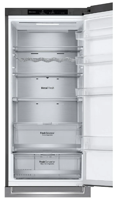 Šaldytuvas su šaldikliu apačioje LG GBB72PZVGN - 4