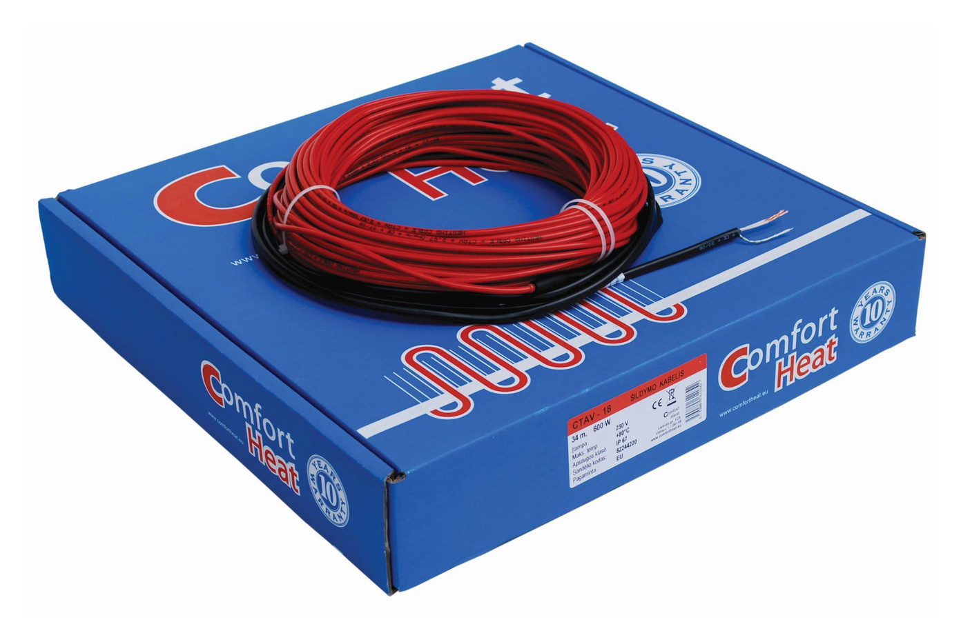 Šildymo kabelis COMFORT HEAT CTAV-18, 8 m, 160 W-1