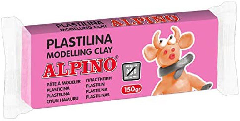 Plastilinas ALPINO, 150 g, rožinis