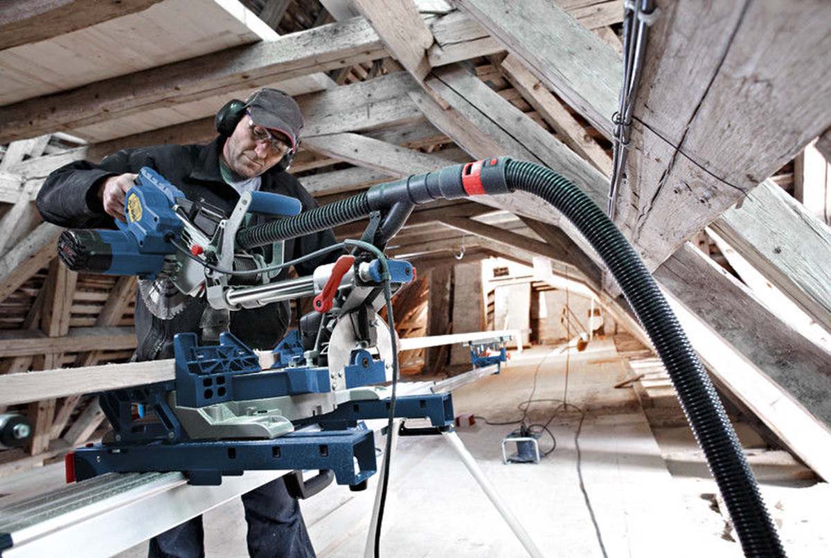 Elektrinis diskinis pjūklas Bosch GCM 8 SJL, 1600 W, 216 mm - 2