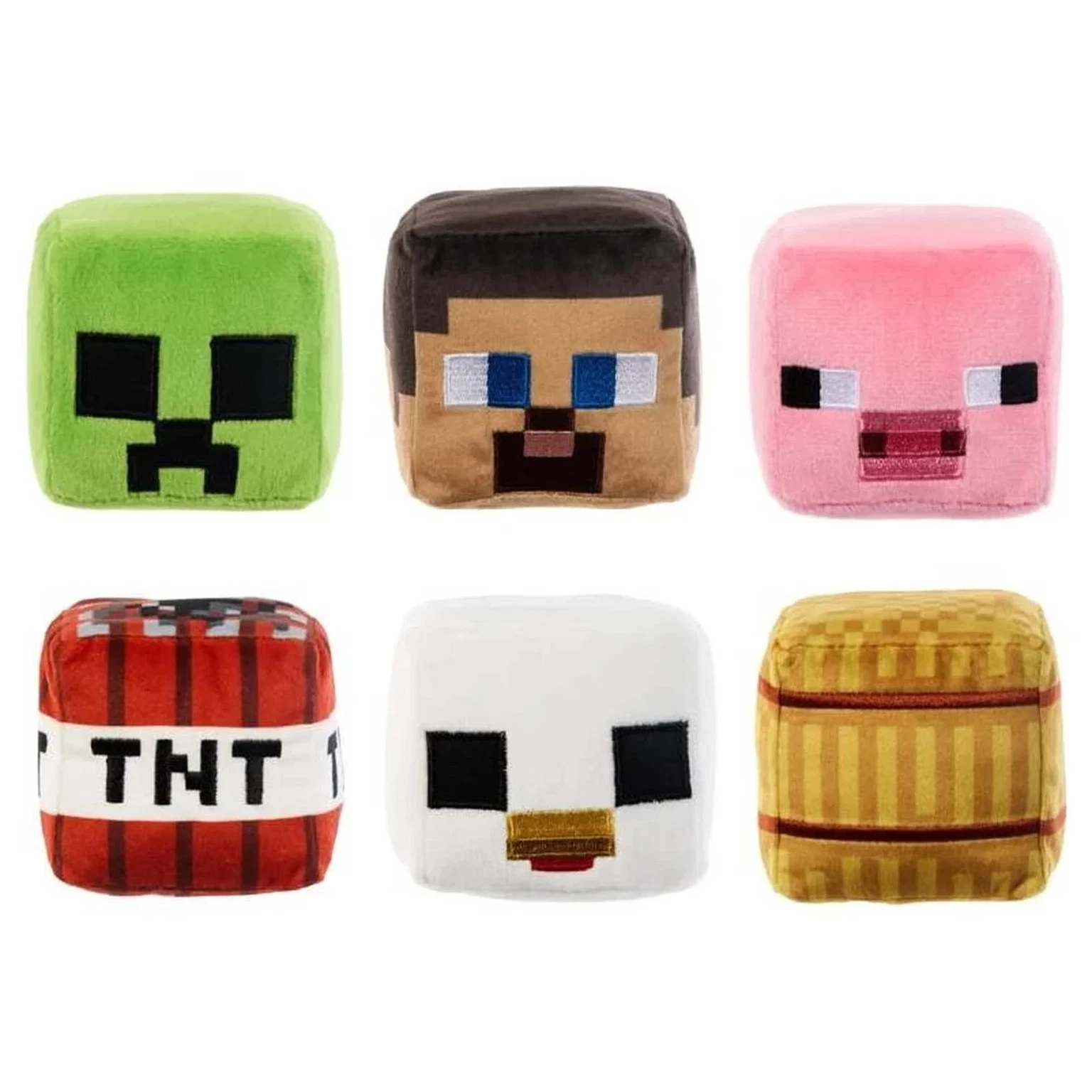 Pliušinis žaislas MINECRAFT kubas, įvairių dizainų - 1