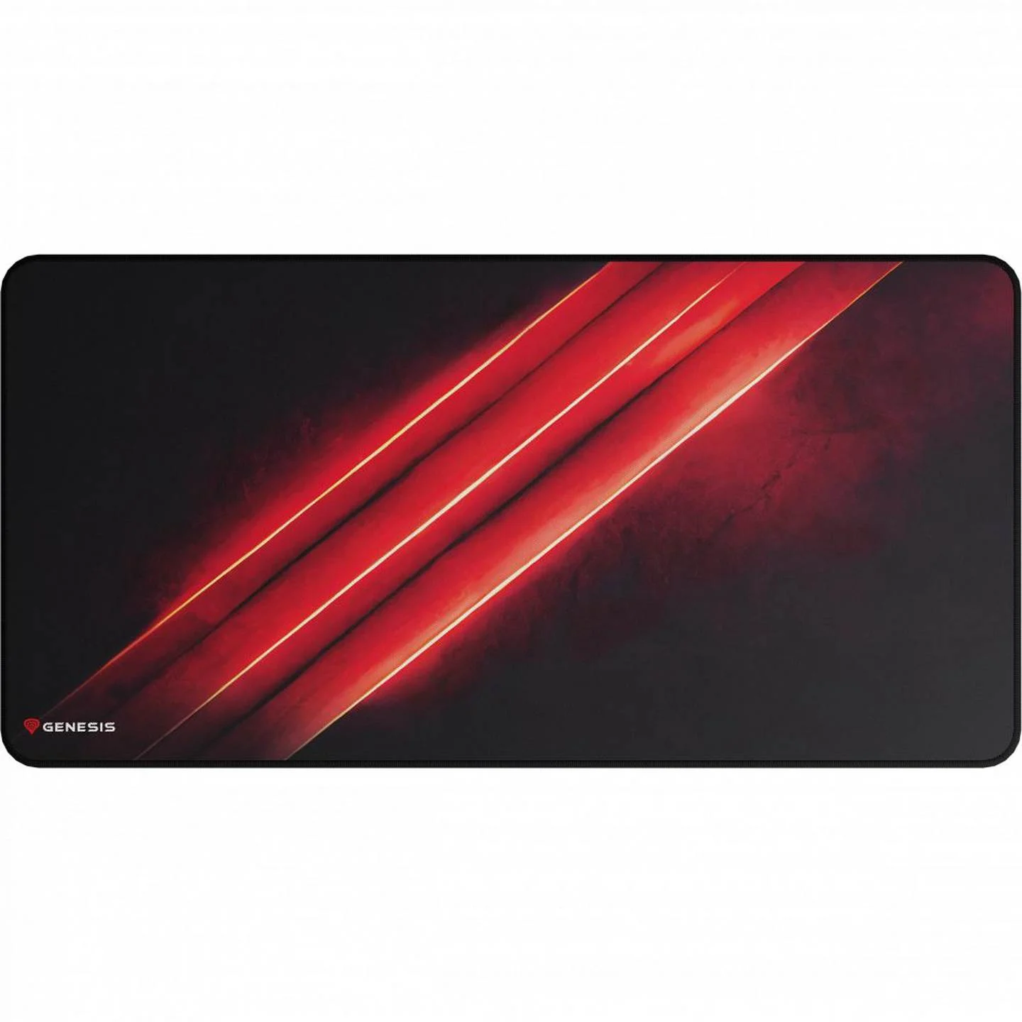 Pelės kilimėlis Genesis Carbon 500 Maxi Flash G2 NPG-2044, 90 cm x 45 cm x 2.5 cm, juoda sp./raudona sp.-0