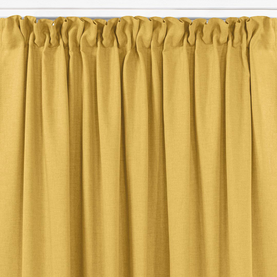 Naktinė užuolaida CARMENA  MUSTARD PLEAT, 150x270 cm - 6