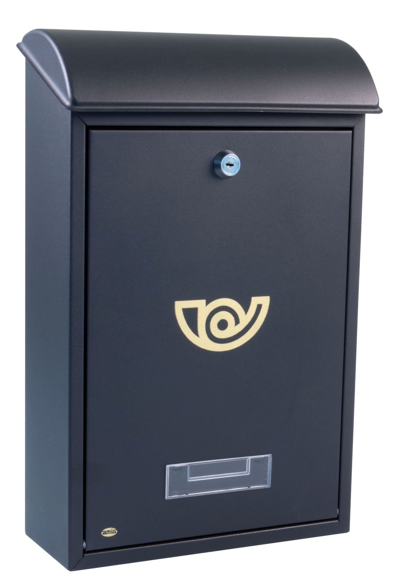 Pašto dėžutė AMIG Mod. 2, 400 x 250 x 100 mm, juodos sp.-0