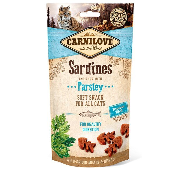 Skanėstas katėms Carnilove Cat Snack Sardine, 50 g