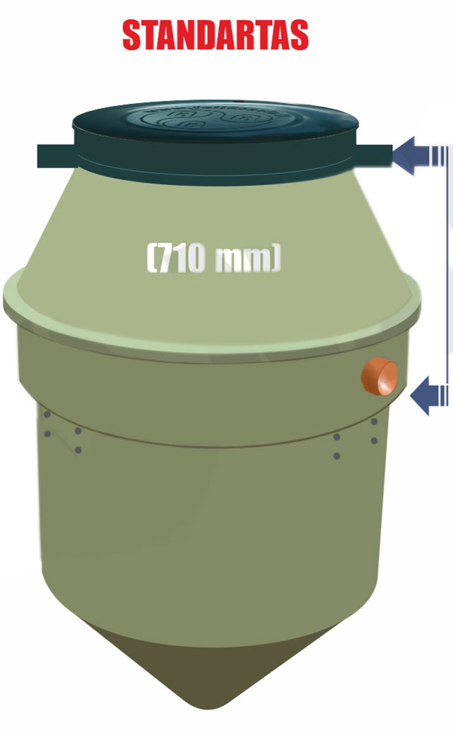 Vandens valymo įrenginys, FEL-4Ž, 71 cm - 1