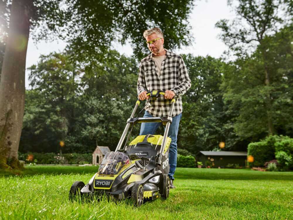 Akumuliatorinė vejapjovė RYOBI ONE+ RLM36X41H50G, 36 V, 5,0 Ah, 40 cm, 55 l - 5