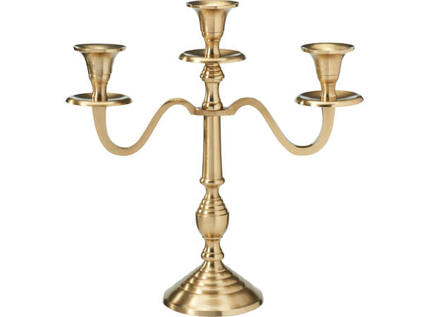 Metalinė žvakidė-3, auksinės sp., 2 rūšys, 30 cm-1