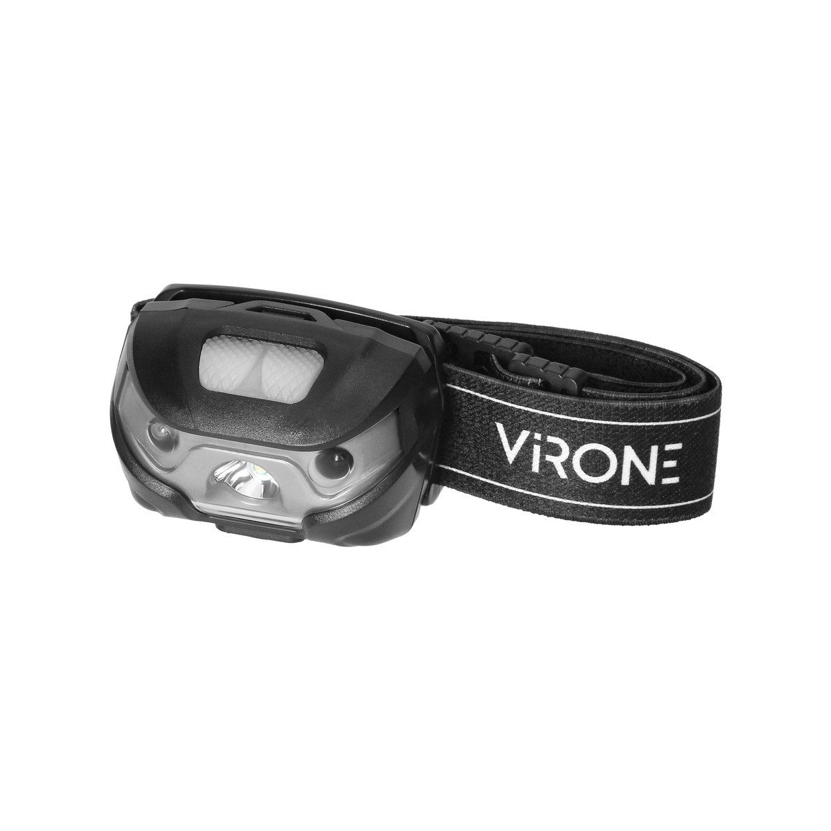 Pakraunamas LED žibintas ant galvos VIRONE, 3W, 120lm, pakraunamas USB, juodos sp - 2