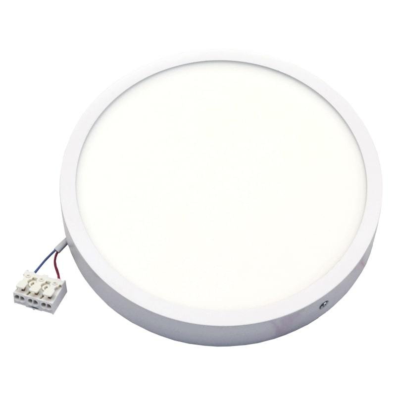 Paviršinė LED panelė TOPE MODENA, IP44, 4000 K, 30 W, 2147 lm, baltos sp., Ø23 x h3,1 cm - 6