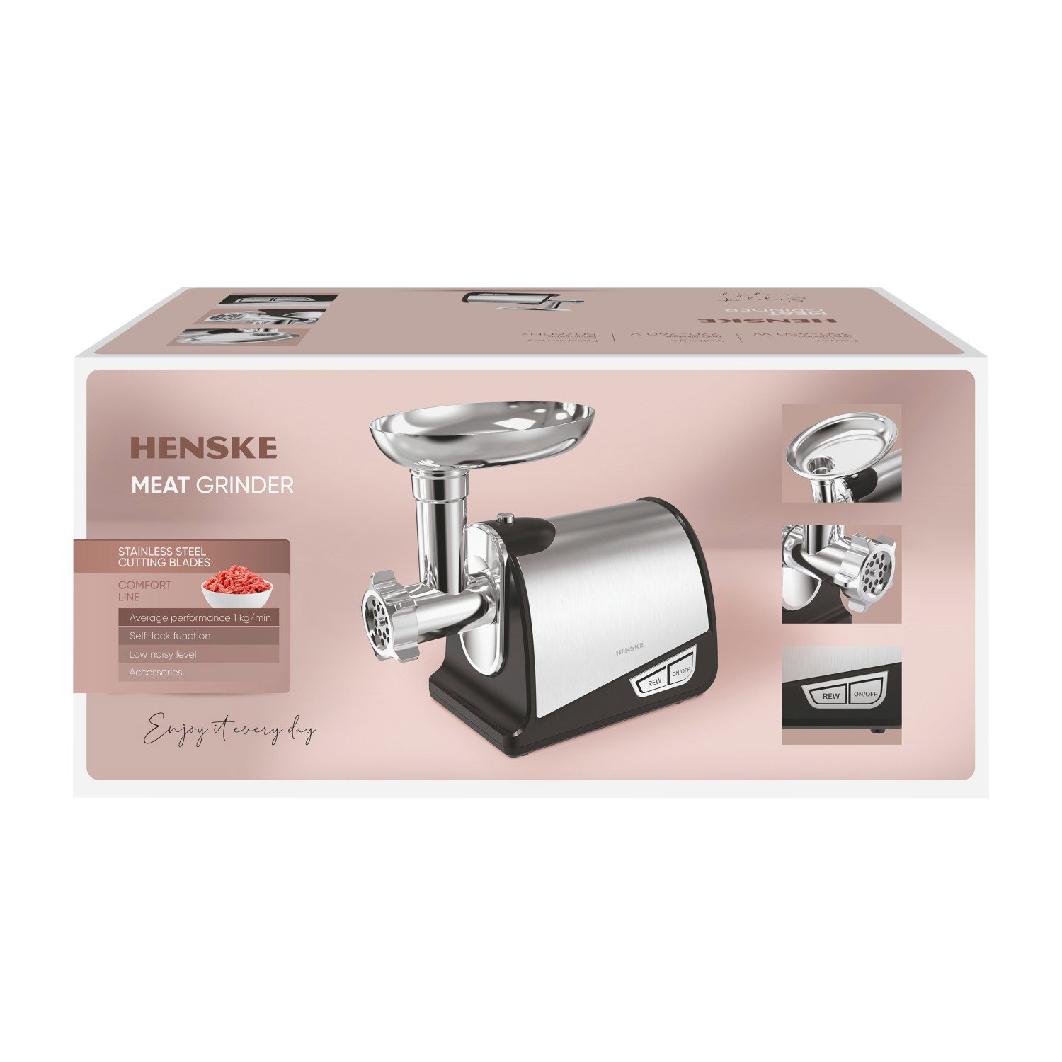 Mėsmalė HENSKE THMGK500A-1