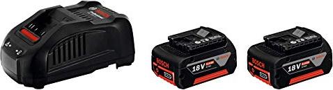 Akumuliatorius Bosch GBA; 18 V; 5,0 Ah; Li-ion; 2 vnt. + pakrovėjas GAL 1880 CV-0