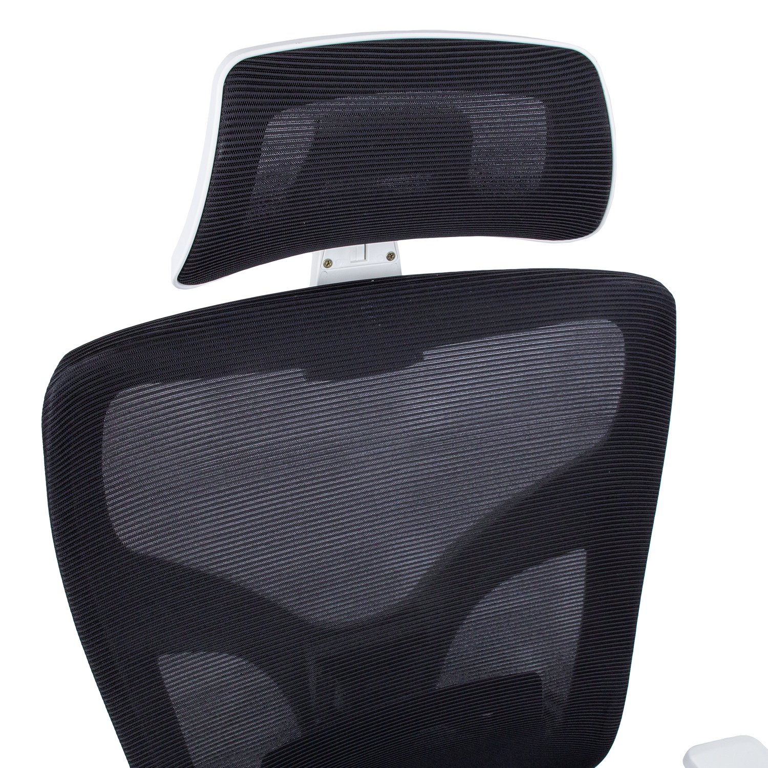 Biuro kėdė VENON, 58x58xH94-100,5 cm, juoda/balta - 4