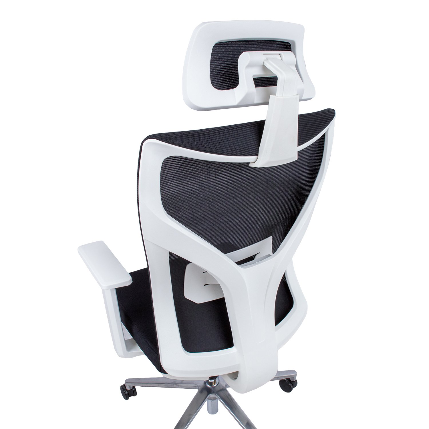 Biuro kėdė VENON, 58x58xH94-100,5 cm, juoda/balta - 8