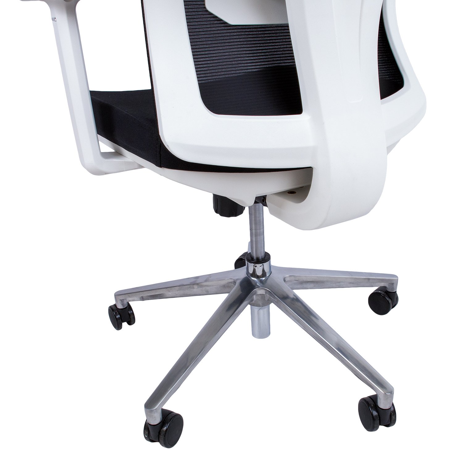 Biuro kėdė VENON, 58x58xH94-100,5 cm, juoda/balta - 6