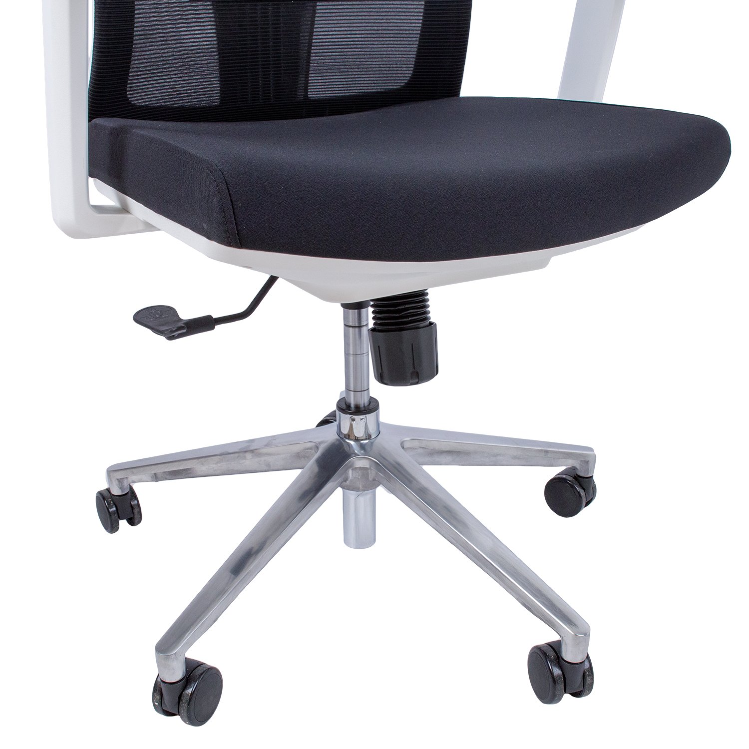Biuro kėdė VENON, 58x58xH94-100,5 cm, juoda/balta - 7