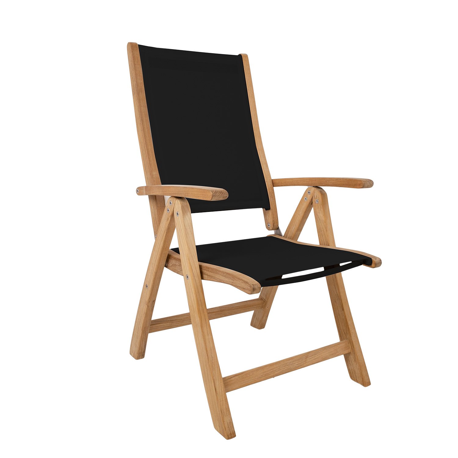 Lauko kėdė BALI, juoda, 60x70xH110 cm