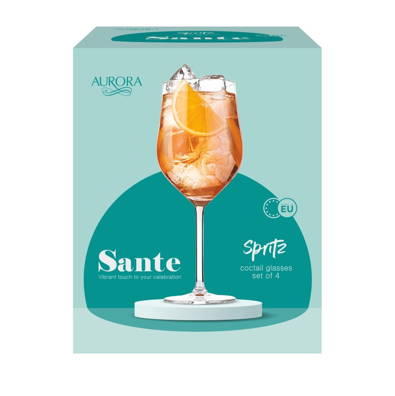 Kokteilių taurės AURORA SANTE SPRITZER, 630 ml, 4 vnt.-0
