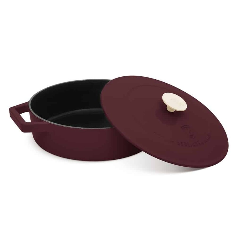Ketaus puodas BERLINGERHAUS LEONARDO, purpurinės sp., ø26 cm, 2,57 L-1