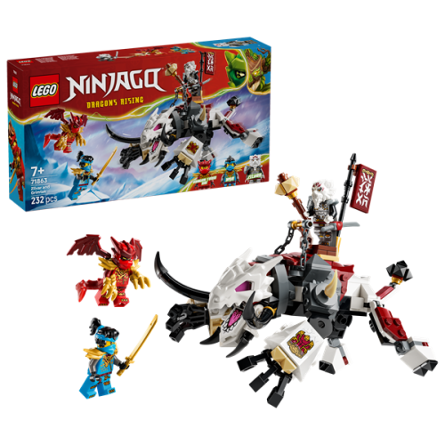 Konstruktorius LEGO Ninjago Zilvar And Grimtak The Dragon Beast - 2