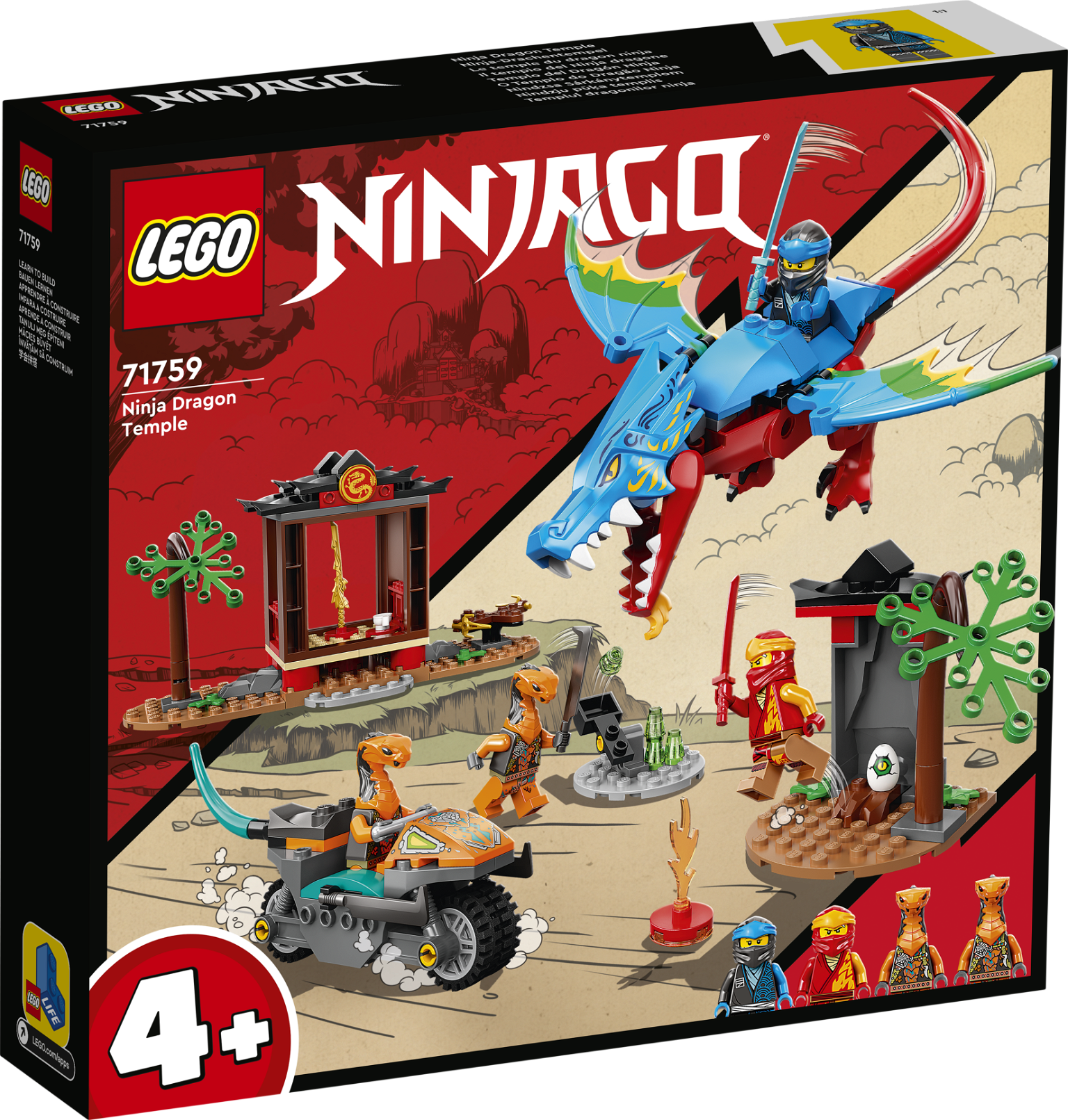 Konstruktorius LEGO® Ninjago Nindzių drakono šventykla 71759