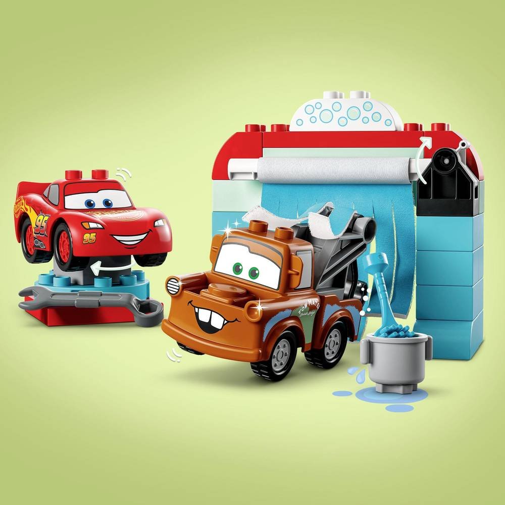 Konstruktorius LEGO DUPLO Disney TM Lightning McQueen & Mater's Car Wash Fun - 4