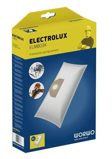 Dulkių siurblių maišeliai WORWO ELECTROLUX E26  / ELMB03K, 5 vnt.-1