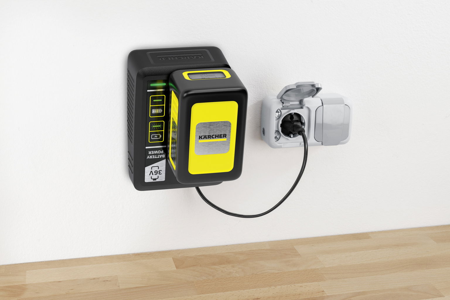 Akumuliatorius ir kroviklis Karcher Battery Power 36/25-1