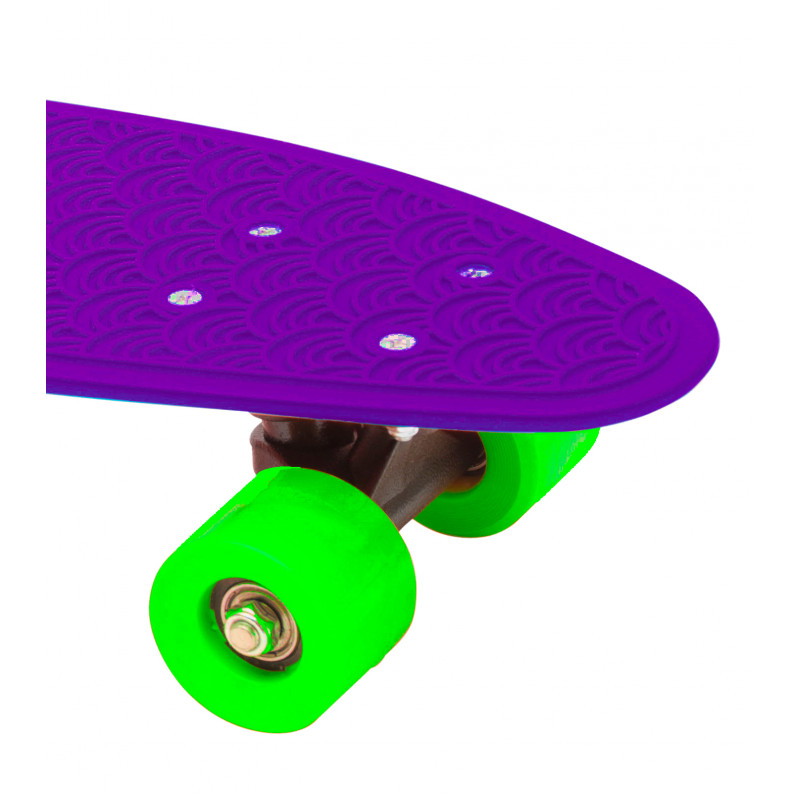 Vaikiška riedlentė BIMBO BIKE, violetinės/žalios sp. - 3
