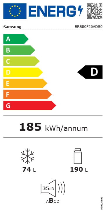 Šaldytuvas SAMSUNG BRB80F26ADS0EO-1